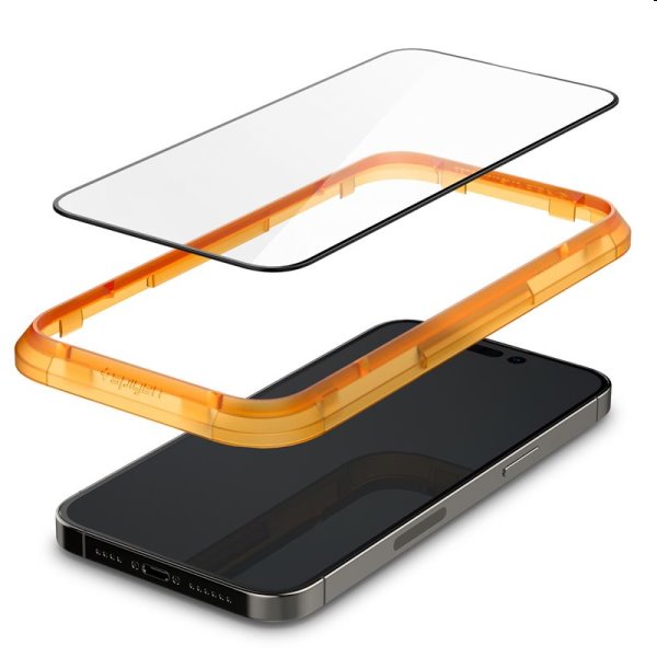 Edzett üveg Spigen tR Align Master for Apple iPhone 14 Pro, 2 darab