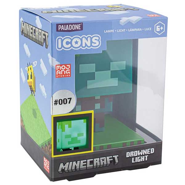 Lámpa Drowned Zombie Icon Light BDP (Minecraft)