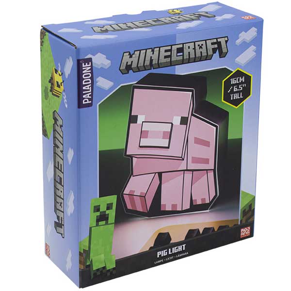 Lámpa Pig Box Light (Minecraft)
