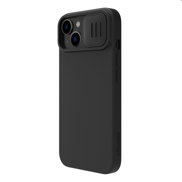 Nillkin CamShield Silky hátlapi szilikontok for Apple iPhone 14 Plus, fekete