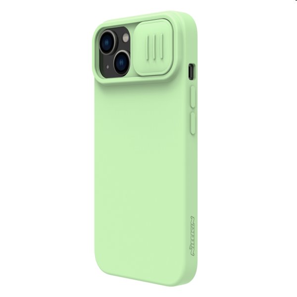 Nillkin CamShield Silky hátlapi szilikontok for Apple iPhone 14, zöld
