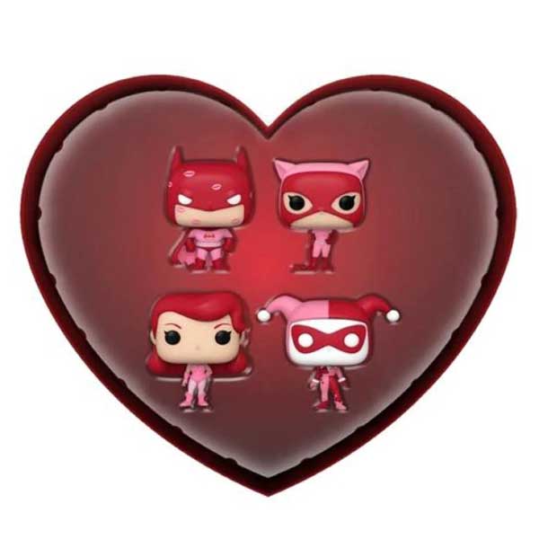 POP! 4 Pack Mystery Box: Happy Valentine's Day (DC) Special Kiadás figuracsomag