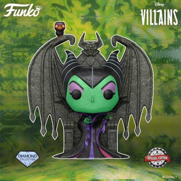 POP! Deluxe: Villains Malficent on Throne (Disney) Special Kiadás Diamond Collection