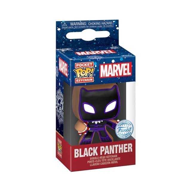 POP! Kulcstartó Black Panther Holiday (Special Kiadás)