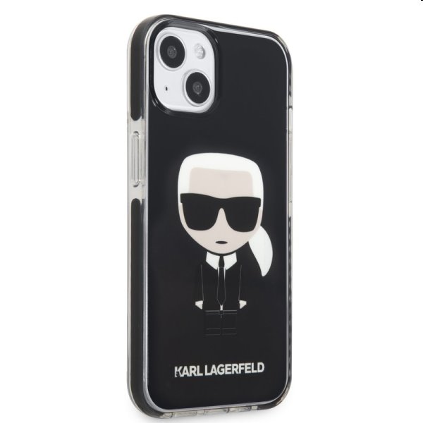 Tok Karl Lagerfeld TPE Full Body Ikonik for Apple iPhone 13 mini, fekete