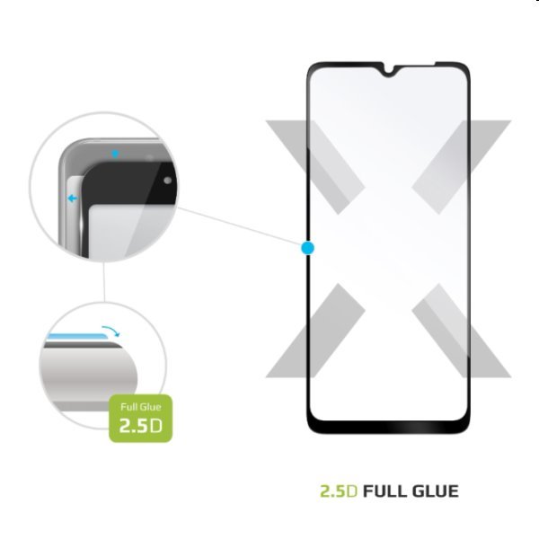 FIXED Full-Cover Edzett védőüveg for Samsung Galaxy A32, fekete