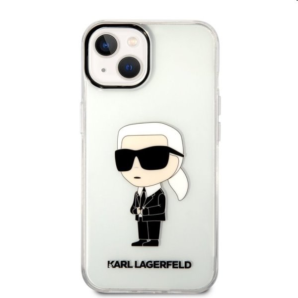 Tok Karl Lagerfeld IML Ikonik NFT for Apple iPhone 14 Plus, átlátszó