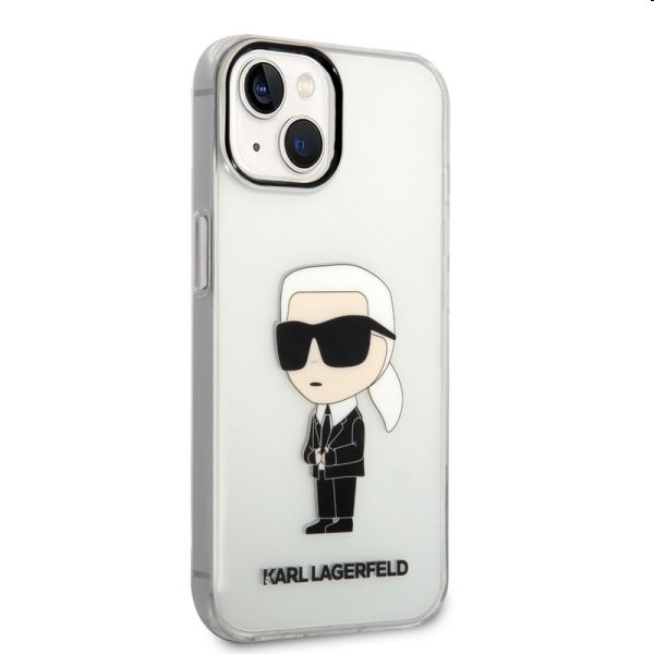 Tok Karl Lagerfeld IML Ikonik NFT for Apple iPhone 14 Plus, átlátszó
