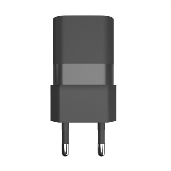 FIXED mini Hálózati töltő USB-C/USB, PD, QC 3.0 20W, fekete