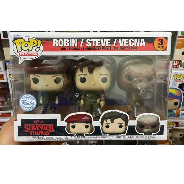 POP! 3 Pack: Robin, Steve & Vecna (Stranger Things) Special Kiadás