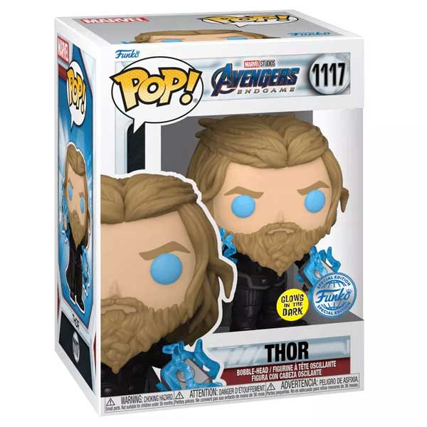 POP! Avengers Endgame: Thor (Marvel) Special Kiadás (Világít a sötétben) figura