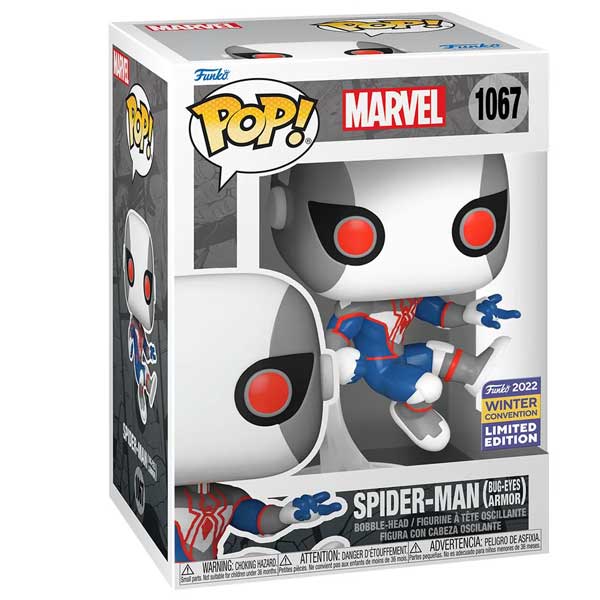 POP! Spider Man Bug Eyes Armor (Marvel) 2022 Winter Convention Limitált Kiadás POP! Spider Man Bug Eyes Armor (Marvel) 2022 Winter Convention Limitált Kiadás