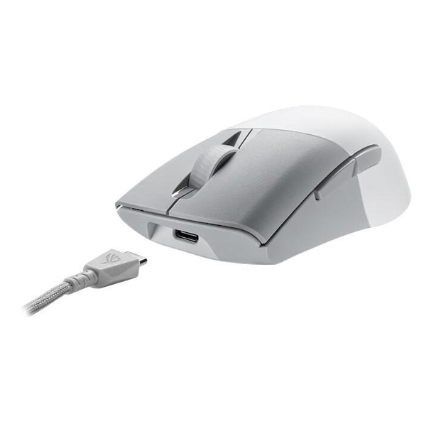 ASUS ROG Keris Vezeték nélküli Aimpoint Lightweight RGB játékos egér, fehér ASUS ROG Keris Vezeték nélküli Aimpoint Lightweight RGB játékos egér, fehér