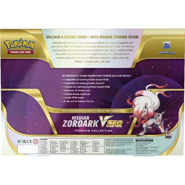 Kártyajáték Pokémon TCG: Hisuian Zoroark VSTAR Premium Collection (Pokémon) Kártyajáték Pokémon TCG: Hisuian Zoroark VSTAR Premium Collection (Pokémon)