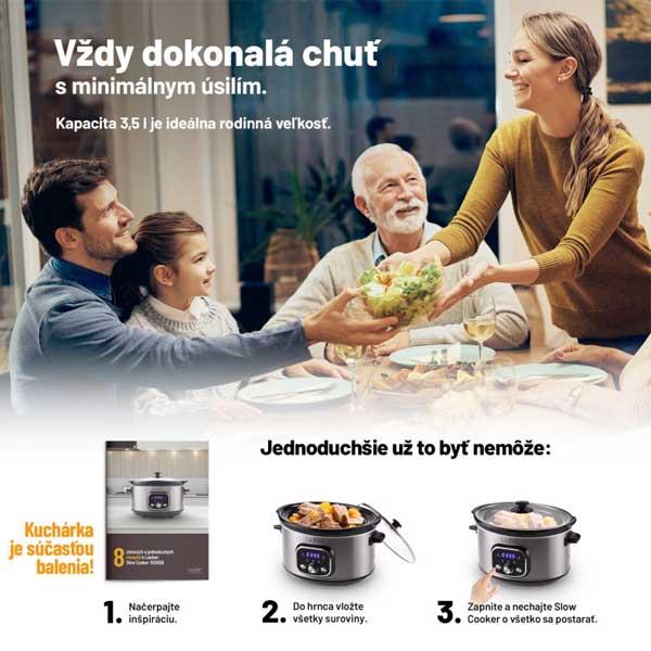 Lauben Multi Cooker 3500SB, többfunkciós edény