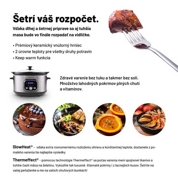 Lauben Multi Cooker 3500SB, többfunkciós edény