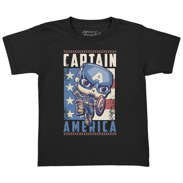 POP! Tees: Captain America (Marvel) Special Kiadás L figura