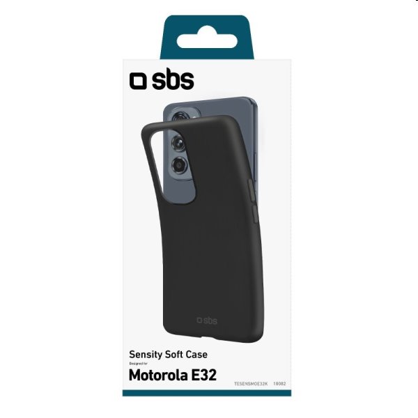 tok SBS Sensity for Motorola Moto E32, fekete