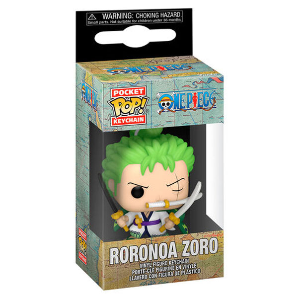 Funko POP! Roronoa Zoro (One Piece) kulcstartó