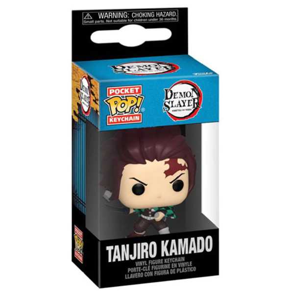 Funko POP! Kulcstartó Tanjiro Kamado (Demon Slayer)