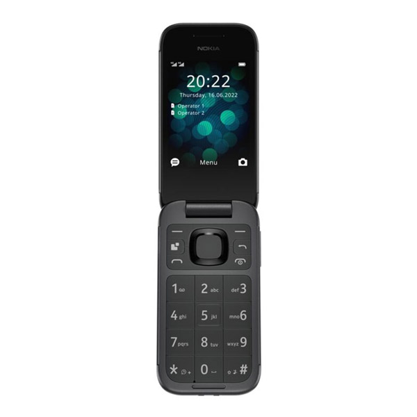 Nokia 2660 Flip Dual SIM, fekete