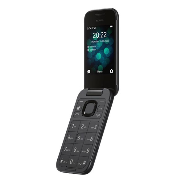 Nokia 2660 Flip Dual SIM, fekete