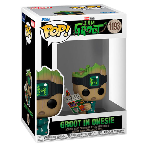 POP! Groot In Onesie I Am Groot with Book (Marvel)