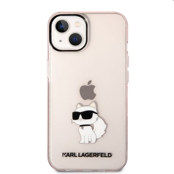 Tok Karl Lagerfeld IML Choupette NFT for Apple iPhone 14 Plus, rózsaszín