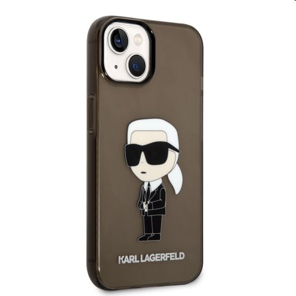 Tok Karl Lagerfeld IML Ikonik NFT for Apple iPhone 14 Plus, fekete Tok Karl Lagerfeld IML Ikonik NFT for Apple iPhone 14 Plus, fekete