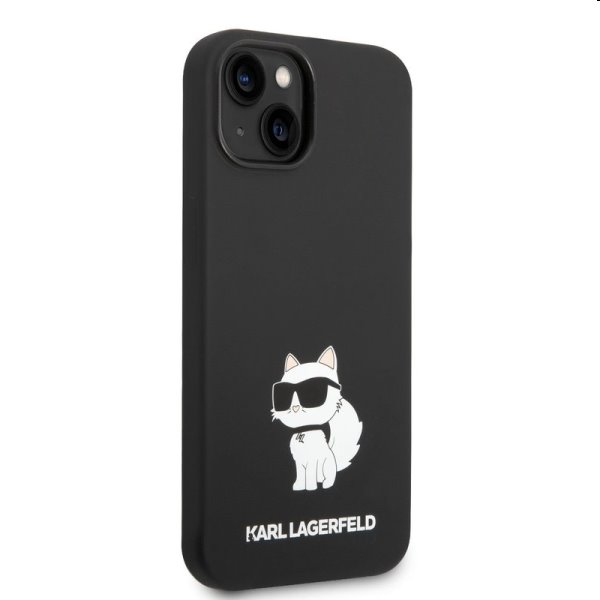Hátlapi tok Karl Lagerfeld Liquid Silicone Choupette NFT for Apple iPhone 14 Plus, fekete