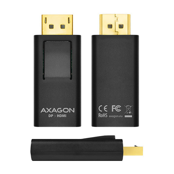 AXAGON RVD-HI, DisplayPort / HDMI redukció mini adapter, FullHD