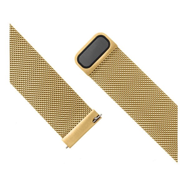 FIXED Mesh Rozsdamentes acél szíj for Smartwatch 22 mm, arany