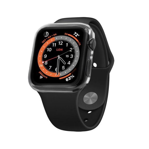 FIXED Pure védőtok temperált üveggel for Apple Watch 45mm/Series 8 45mm, tiszta