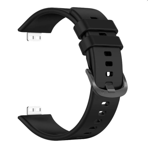 FIXED szilikonszíj for Huawei Watch FIT, fekete