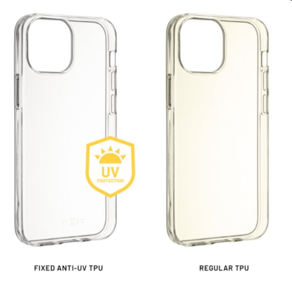 FIXED TPU Zselés Tok Slim AntiUV for Samsung Galaxy S23, átlátszó