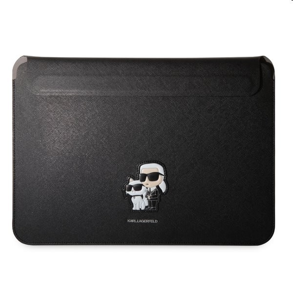 Karl Lagerfeld Saffiano Karl and Choupette NFT Computer Sleeve 13/14" tok, fekete Karl Lagerfeld Saffiano Karl and Choupette NFT Computer Sleeve 13/14" tok, fekete