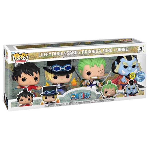 POP! Animation: 4 Pack (One Piece) Special kiadás (Világít a sötétben) POP! Animation: 4 Pack (One Piece) Special kiadás (Világít a sötétben)