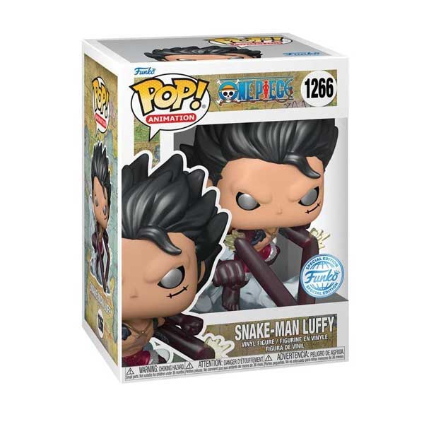 POP! Animation: Snake Man Luffy (One Piece) Special Kiadás (Metallic) figura