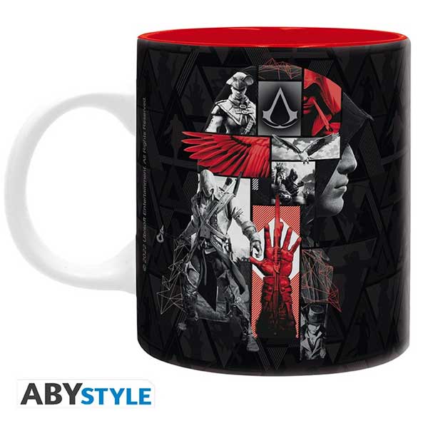 Crest Black & Red (Assassin's Creed) 320 ml bögre Crest Black & Red (Assassin's Creed) 320 ml bögre