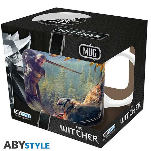 Geralt and the Griffon (The Witcher) 320 ml bögre