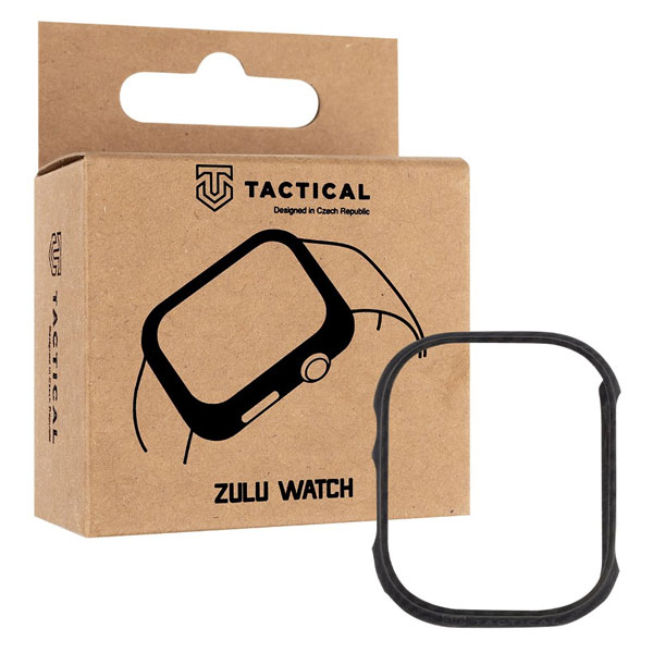 Tactical Zulu Aramid tok Apple Watch Ultra 49mm számára, fekete