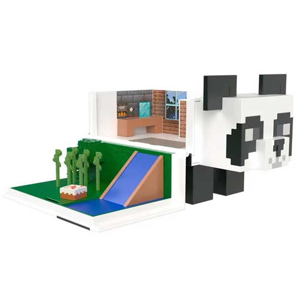 Mini Hobhead Panda Play Set (Minecraft) játékkészlet