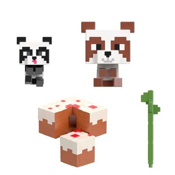Mini Hobhead Panda Play Set (Minecraft) játékkészlet