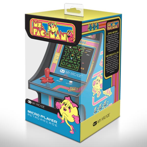 My Arcade Micro 6,75" játékkonzol Ms. Pac-Man