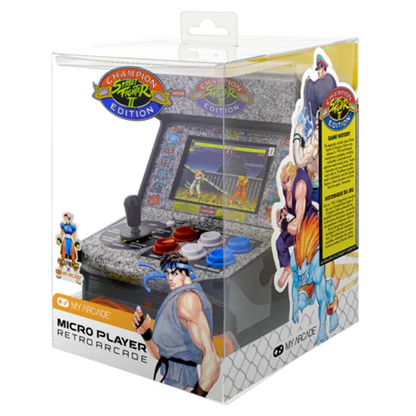 My Arcade játékkonzol Micro 7,5" Street Fighter II Champion Kiadás (Premium Kiadás) My Arcade játékkonzol Micro 7,5" Street Fighter II Champion Kiadás (Premium Kiadás)
