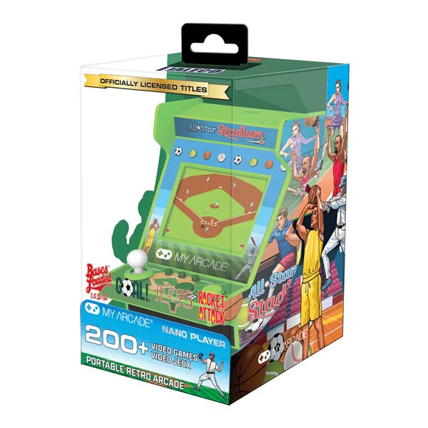 My Arcade Nano 4,5" játékkonzol All-Star Stadium (207 in 1) My Arcade Nano 4,5" játékkonzol All-Star Stadium (207 in 1)