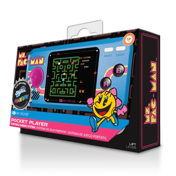 My Arcade zsebkonzol Ms. Pac-Man (3 in 1)