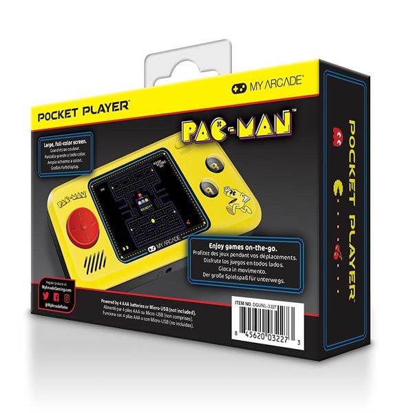 My Arcade zsebkonzol Pac-Man (3 in 1) My Arcade zsebkonzol Pac-Man (3 in 1)