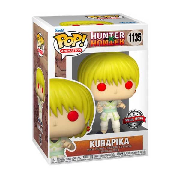 POP! Animation: Kurapika (Hunter X Hunter) Special Kiadás figura POP! Animation: Kurapika (Hunter X Hunter) Special Kiadás figura