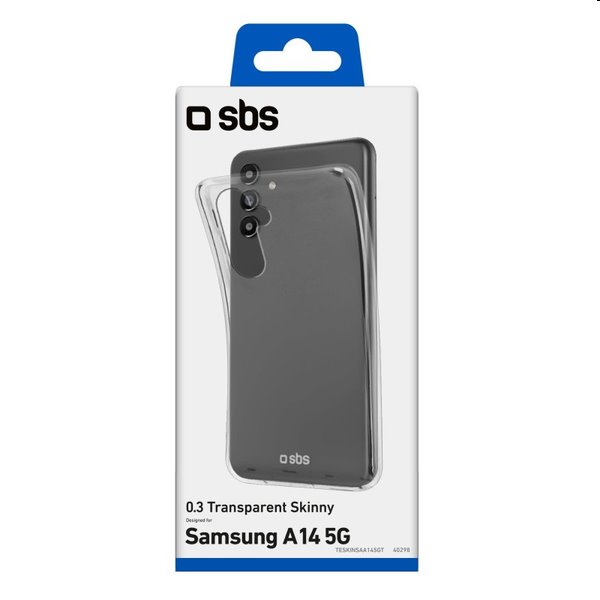 SBS Skinny tok Samsung Galaxy A14 5G számára, átlátszó